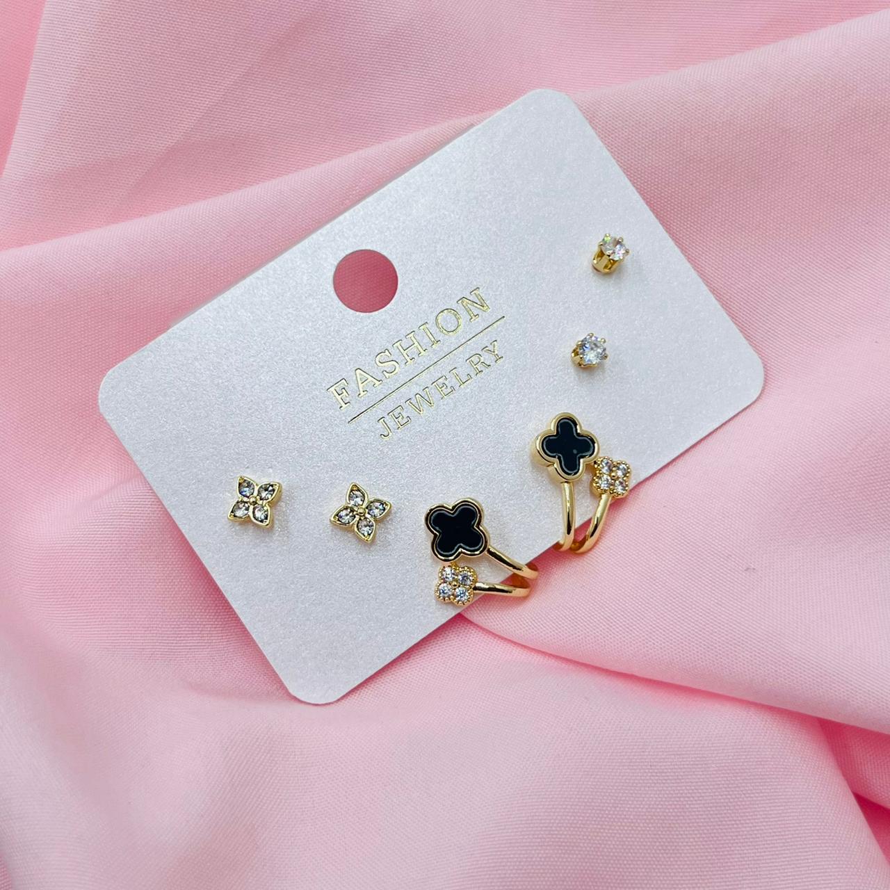 Aurora Shine Combo Earrings