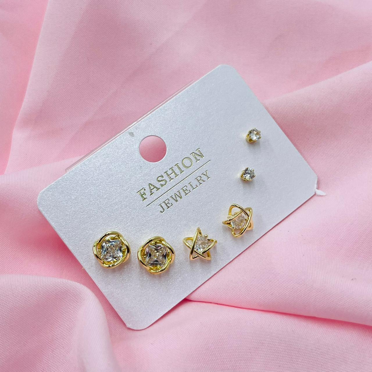 Diamond Dazzle Combo Earrings