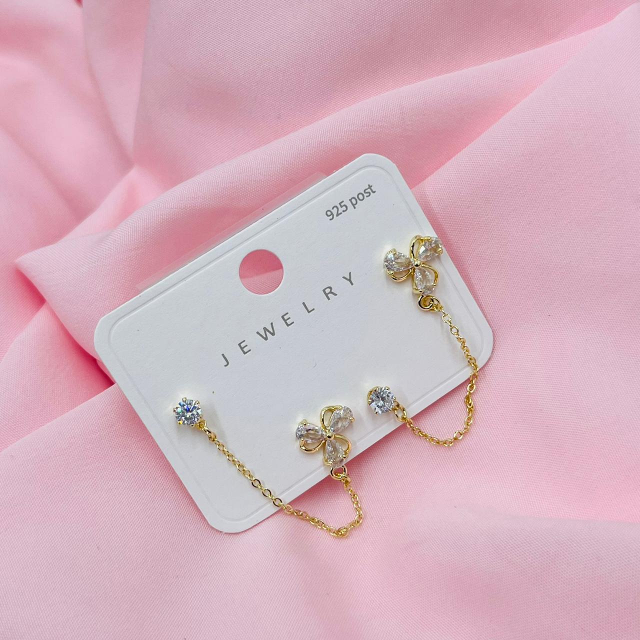 Radiant Twist Ear Cuff Earrings