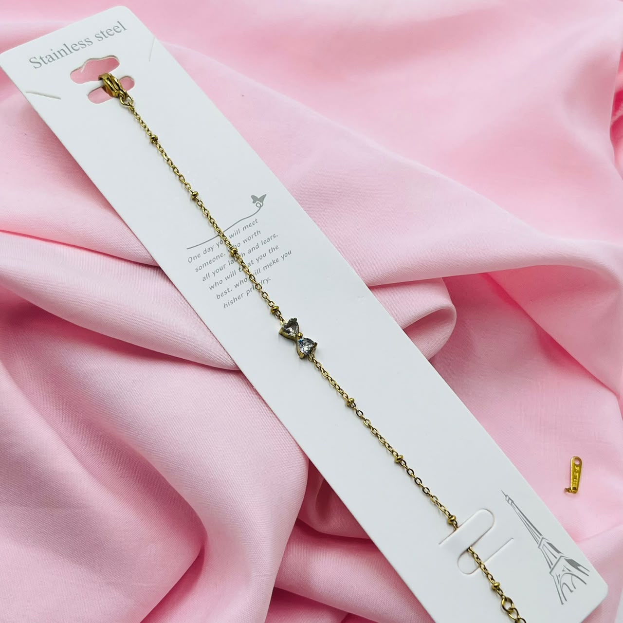 Bow Chain Bracelet