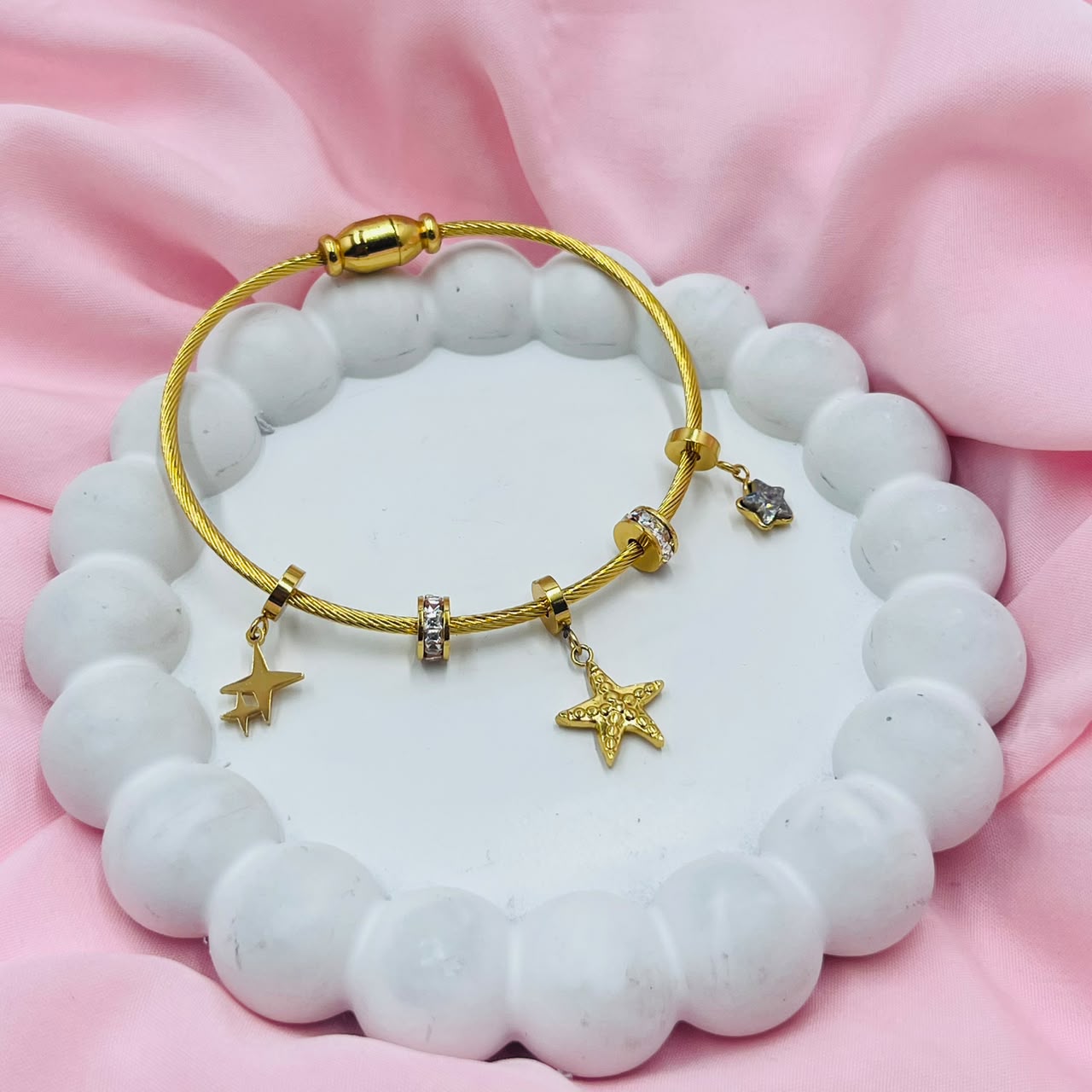 Gold-Plated Charm Bracelet