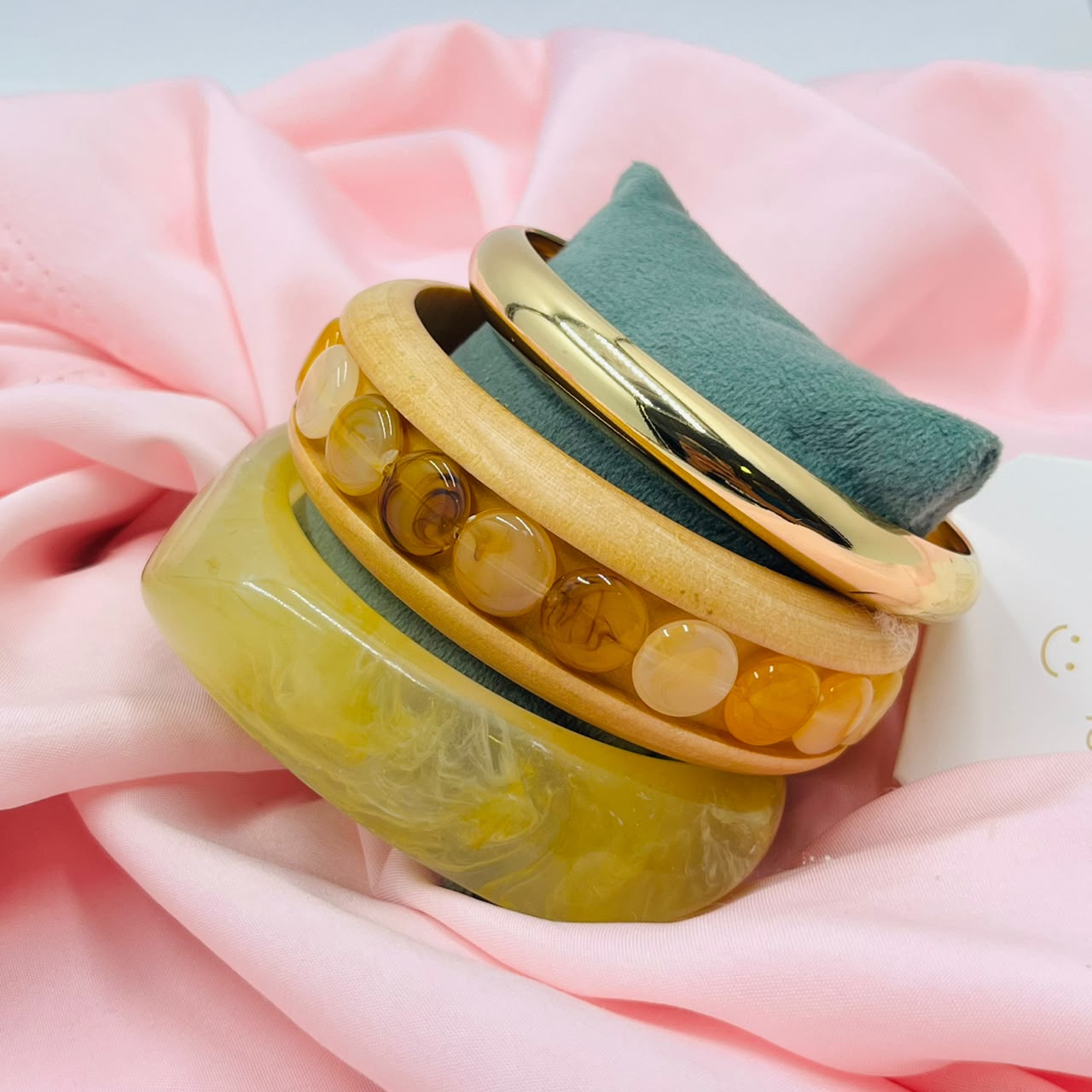Sunshine Layer Resin Bracelet 3 Of Set