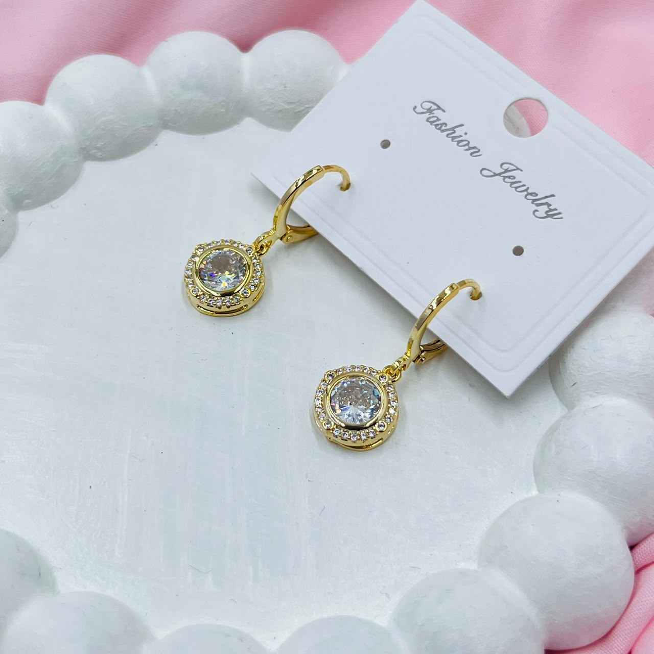Gold Ocean Earrings