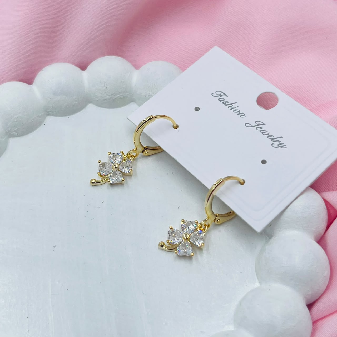Aqua Loop Earrings