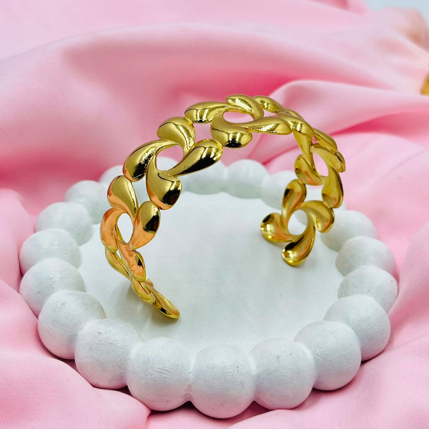Velvet Gold Cuff Bracelet