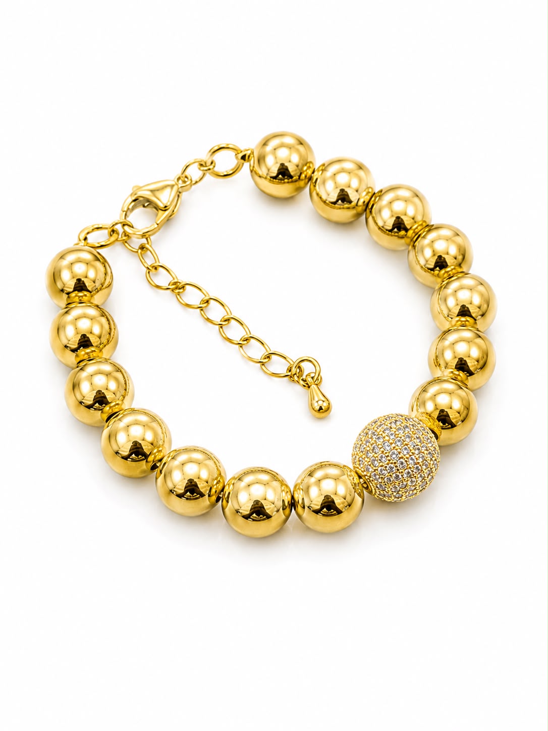 Sleek Pearl Chain Bracelet
