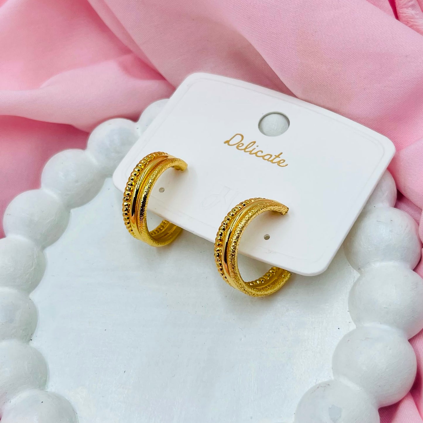 Elegant Golden Hoops