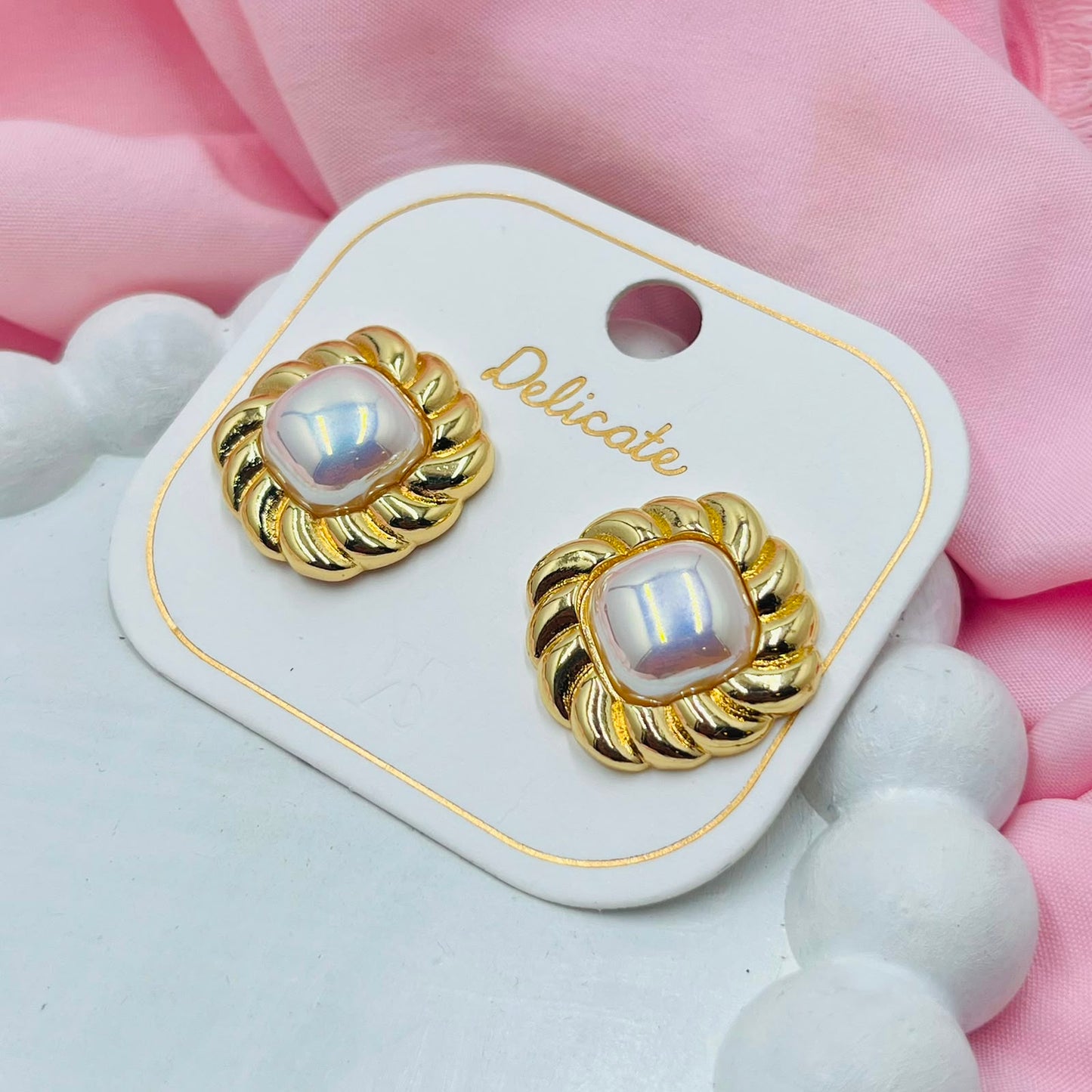 Sculptural Gold Earrings