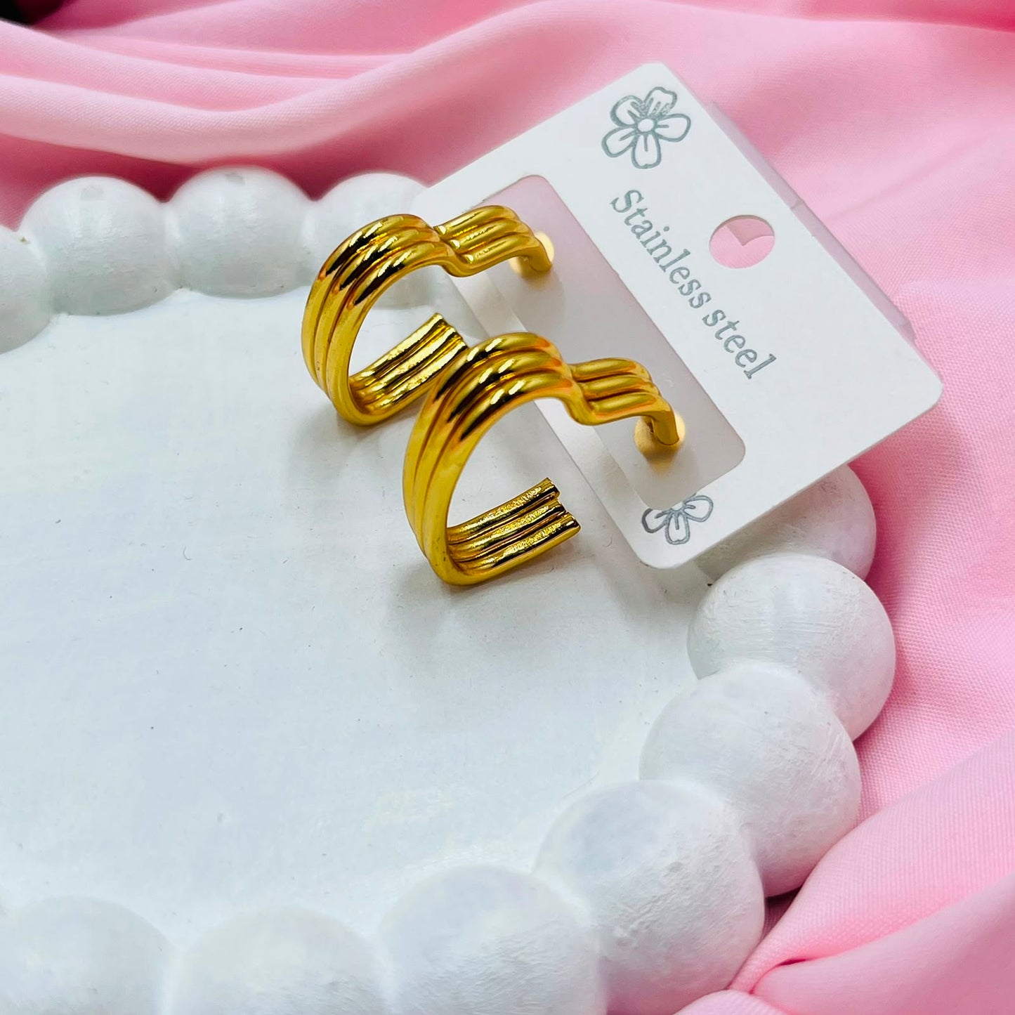 Heart Hoop Earrings
