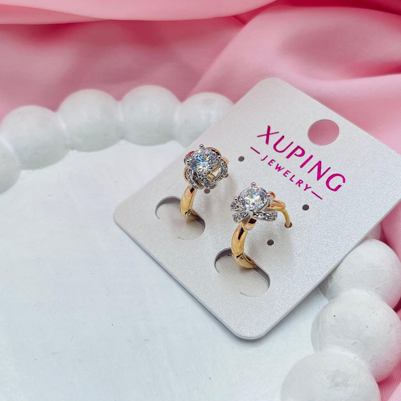 CZ Hoops Earrings- XUPING