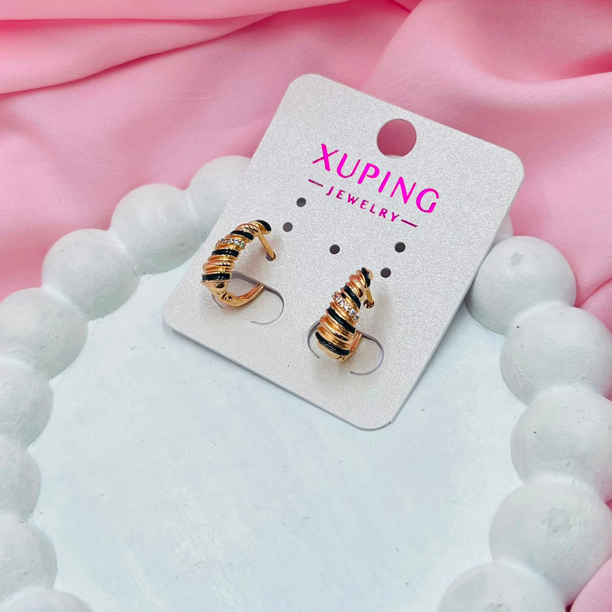 Swirl Studs Earrings- XUPING