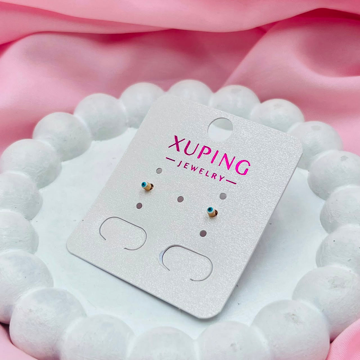 Minimal Evil Eye Earrings- XUPING