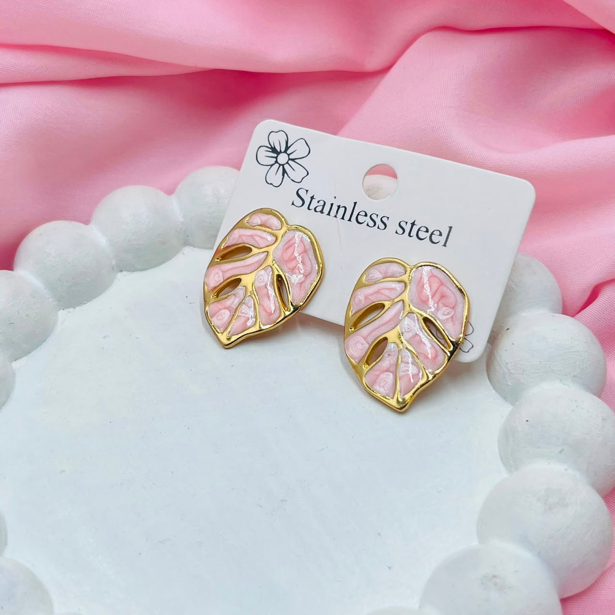 Engraved Gold Earrings