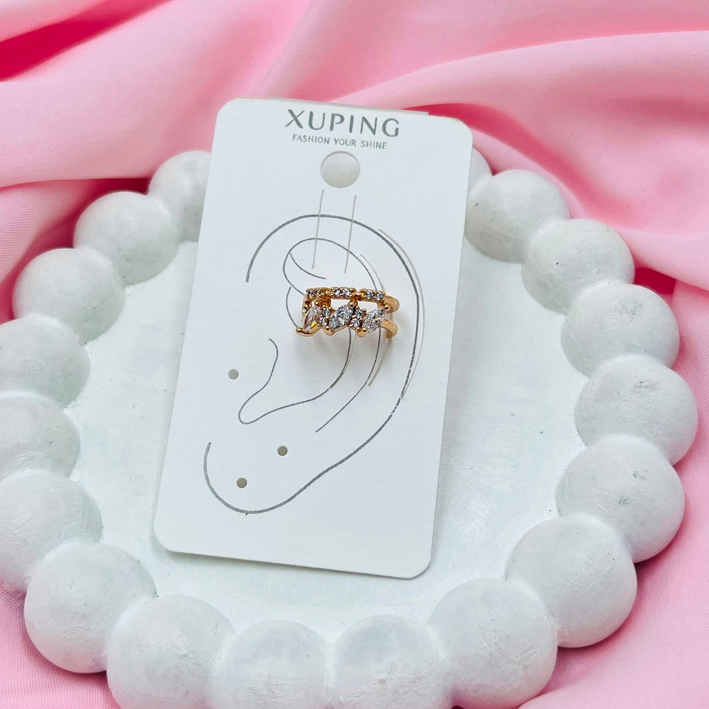 Crystal Ear Cuff Earrings - XUPING