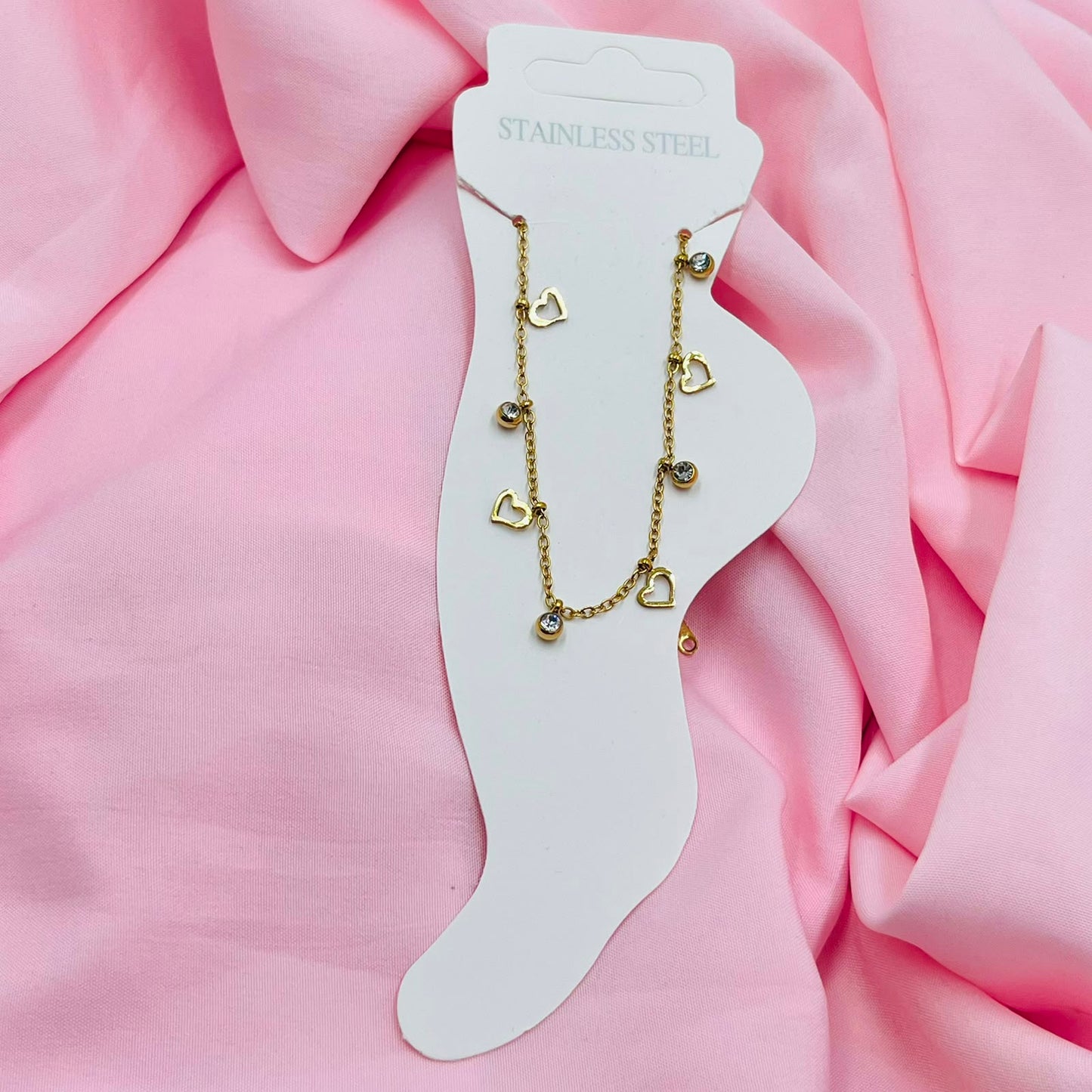 Heart Link Anklet