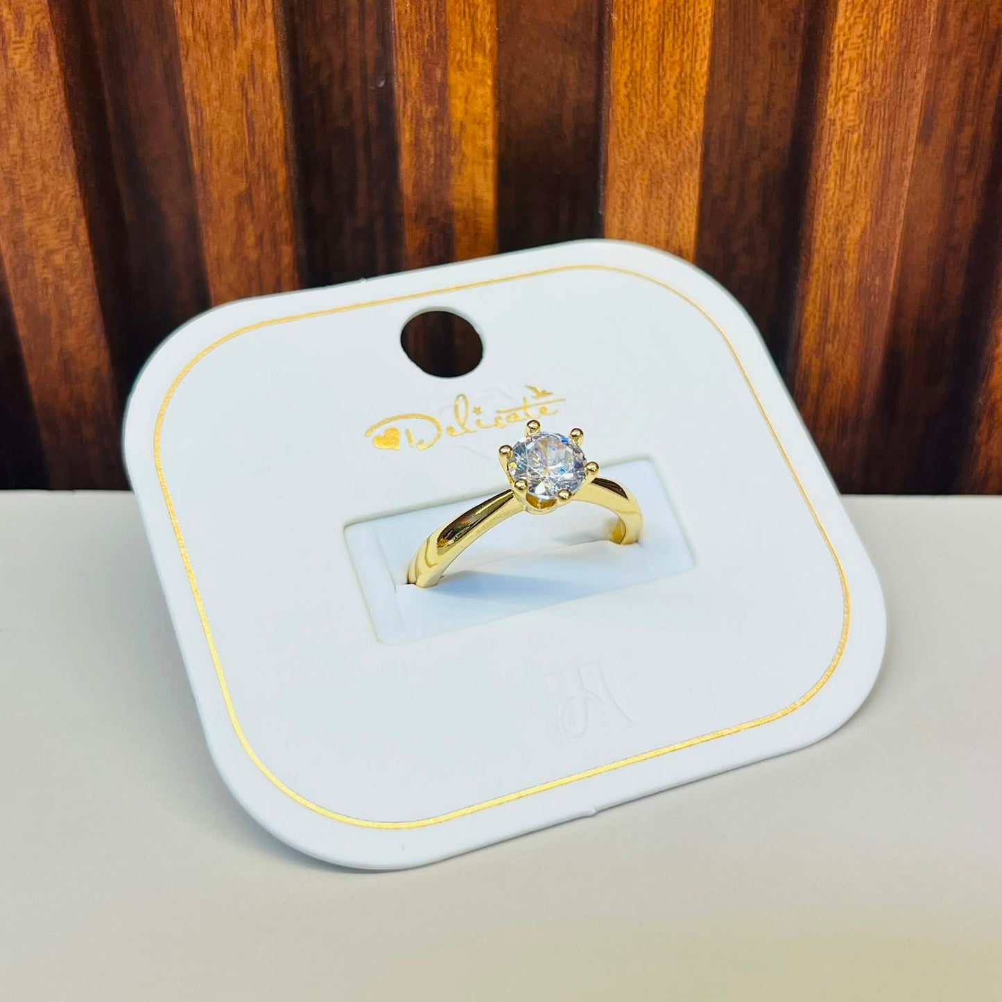 Radiant Gold Ring