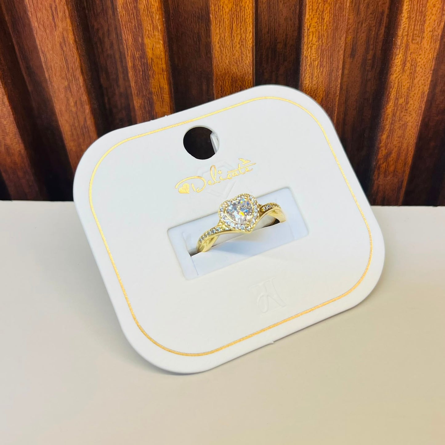 Golden Heart Ring
