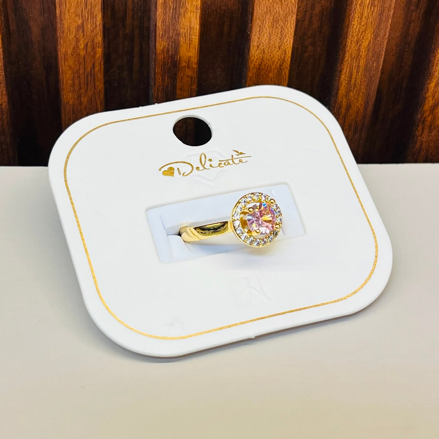 Pink Stone Ring