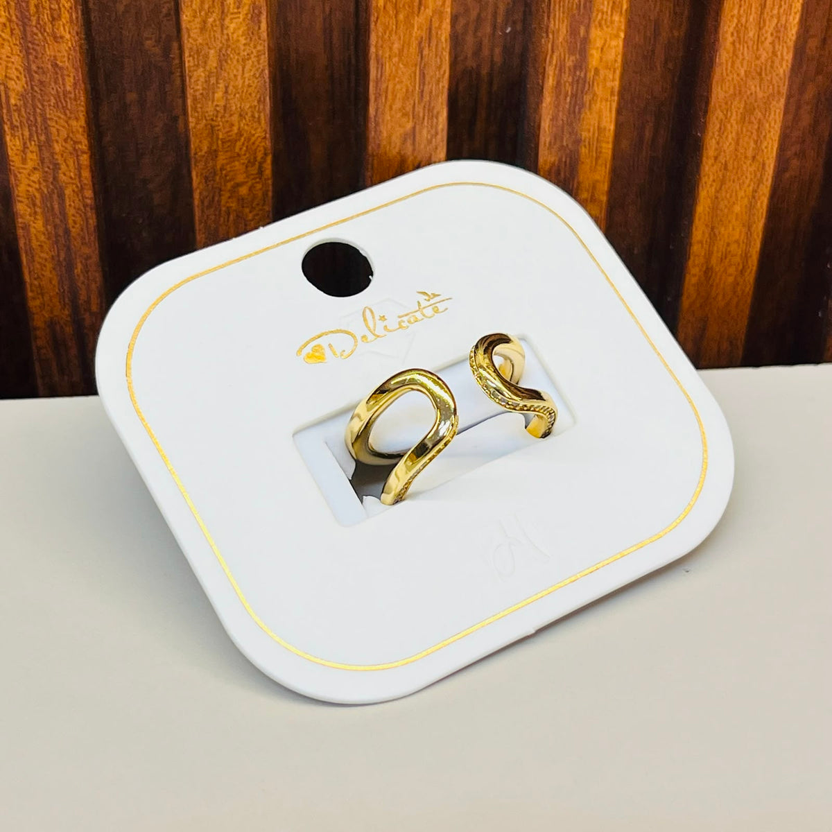 Golden Orbit Ring