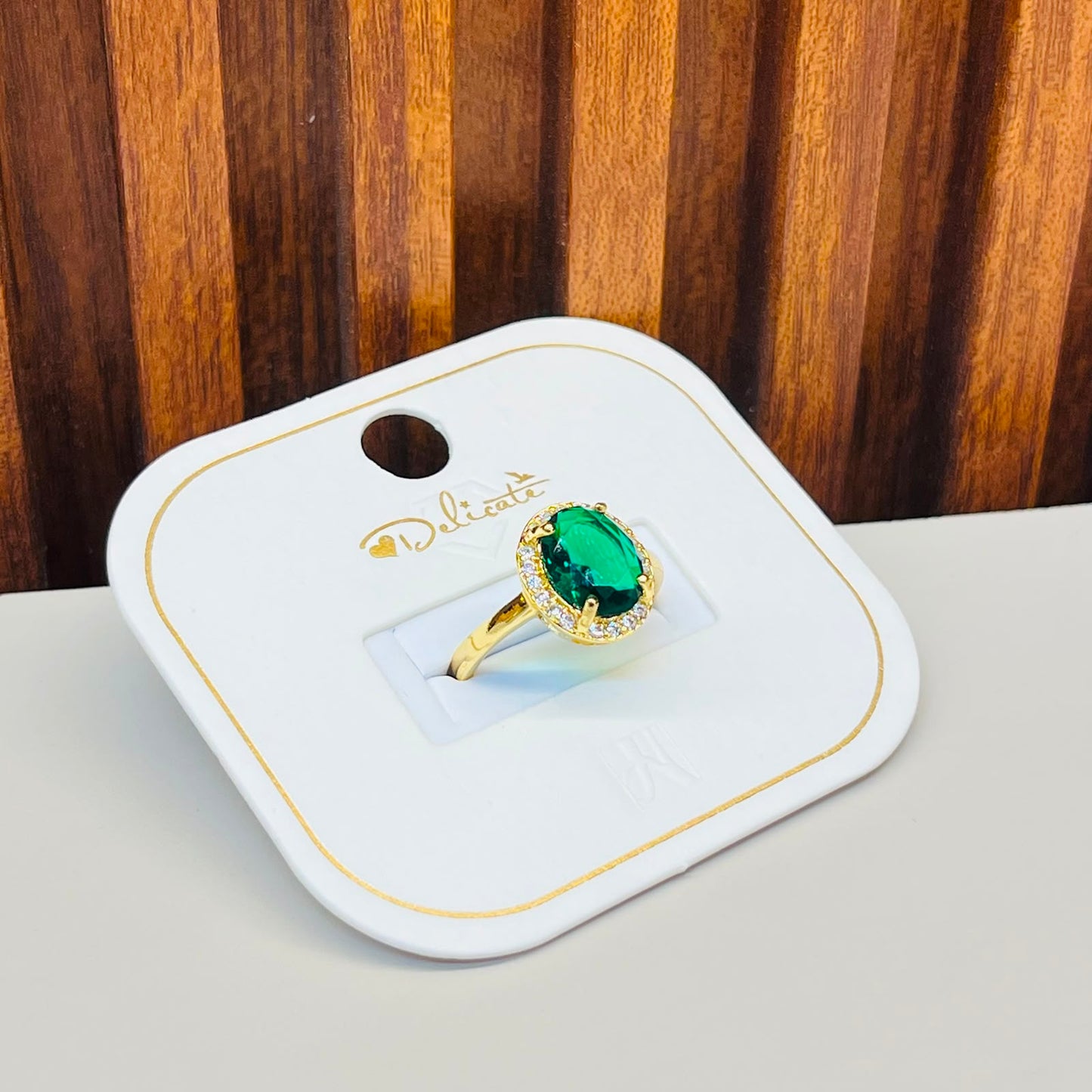 Green Stone Ring