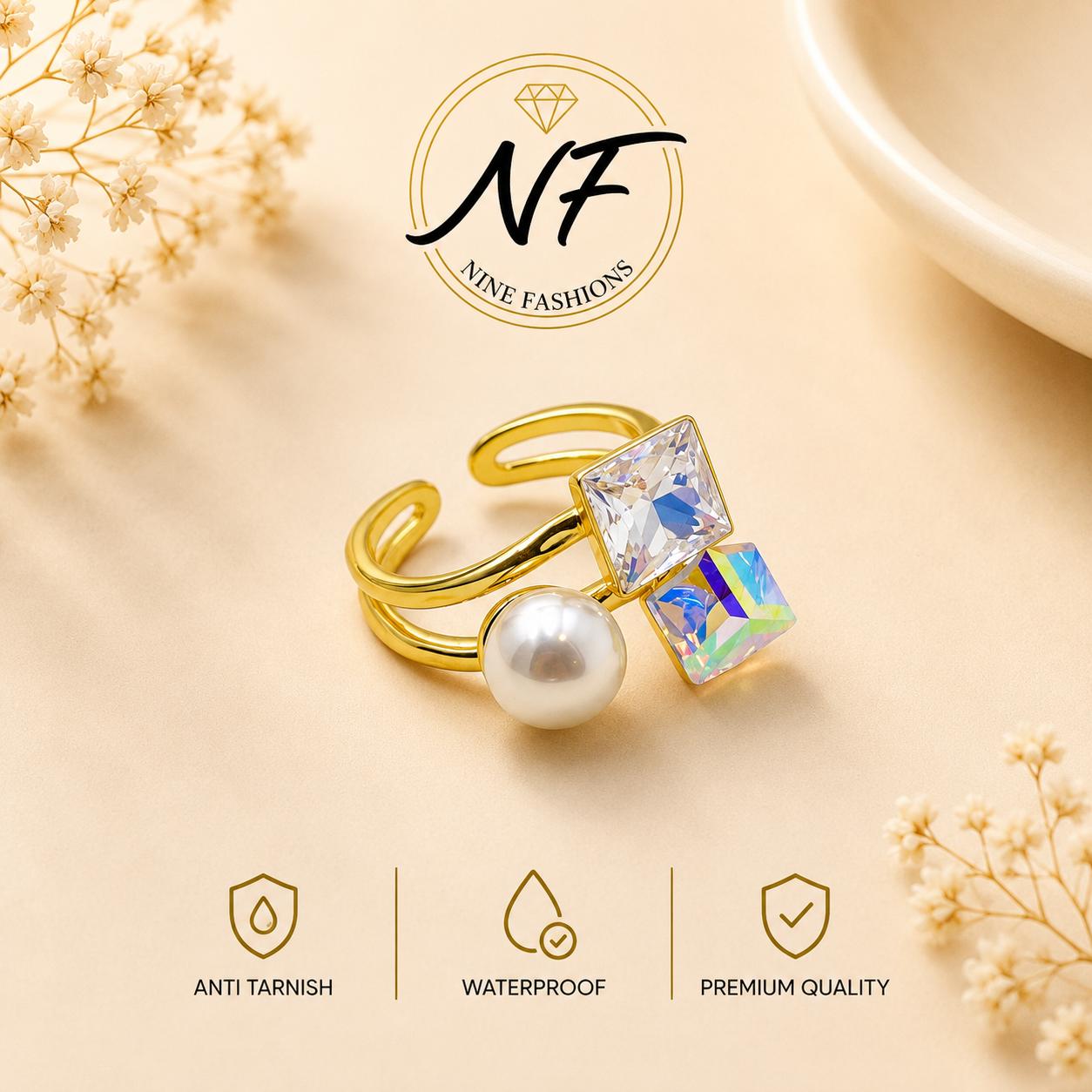 Nova Shine Stud Ring