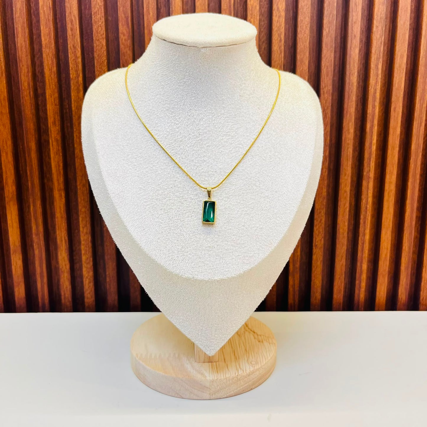 Green Crystal Necklace