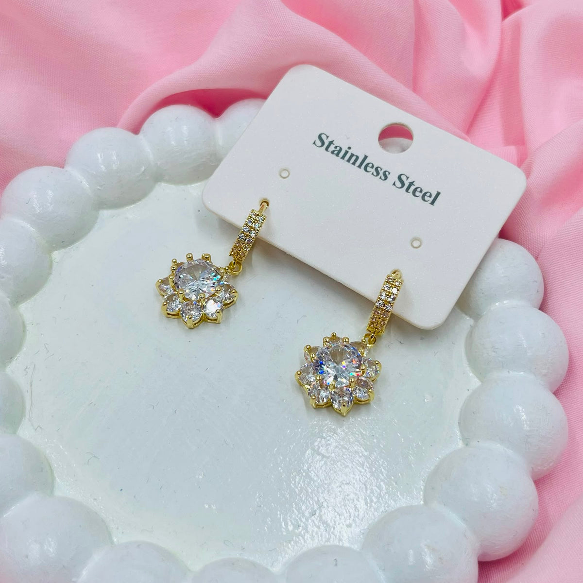 Golden Hoop Earrings