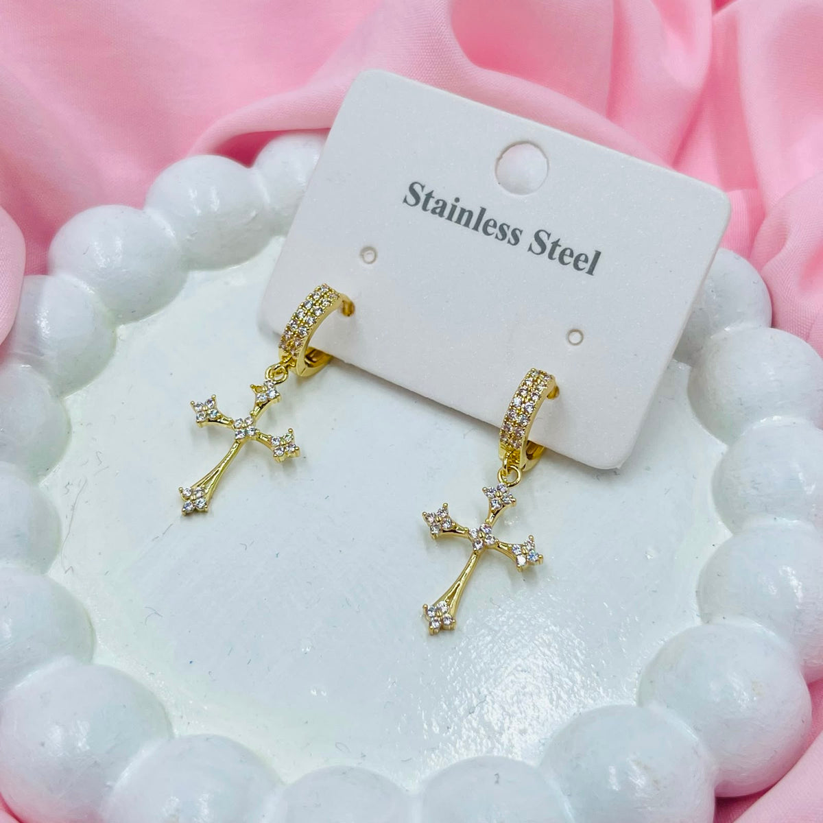 Golden Twist Hoops