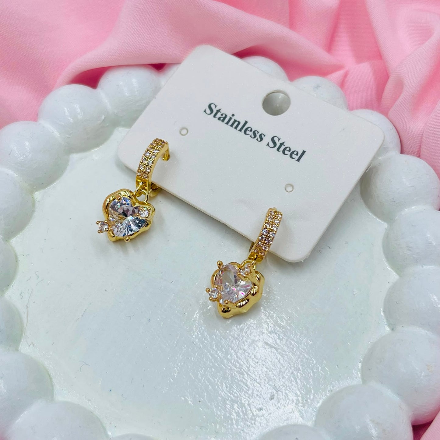 Heart Climber Earring