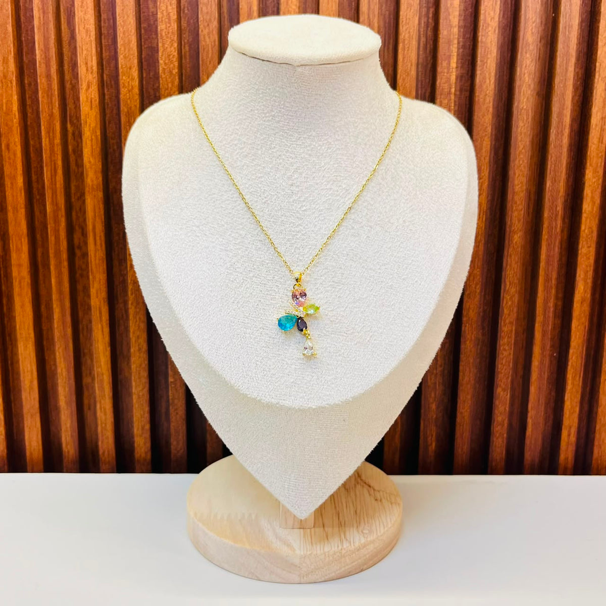 Mystic Bead Drop Necklace