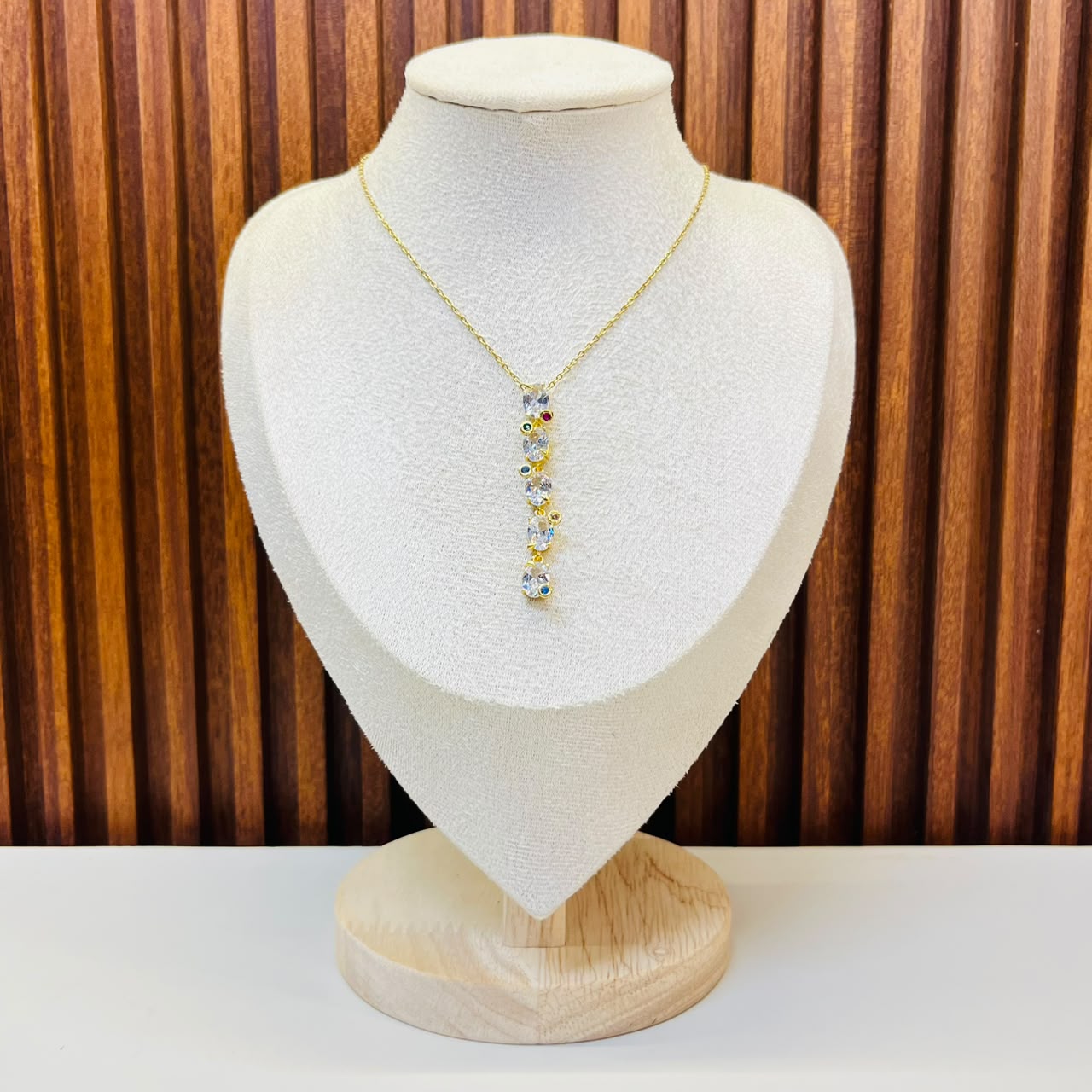 White Stone Necklace