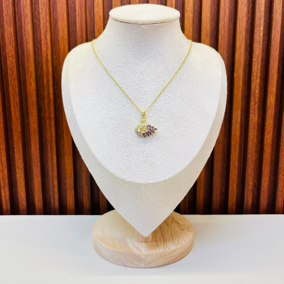Purple Stones Necklace