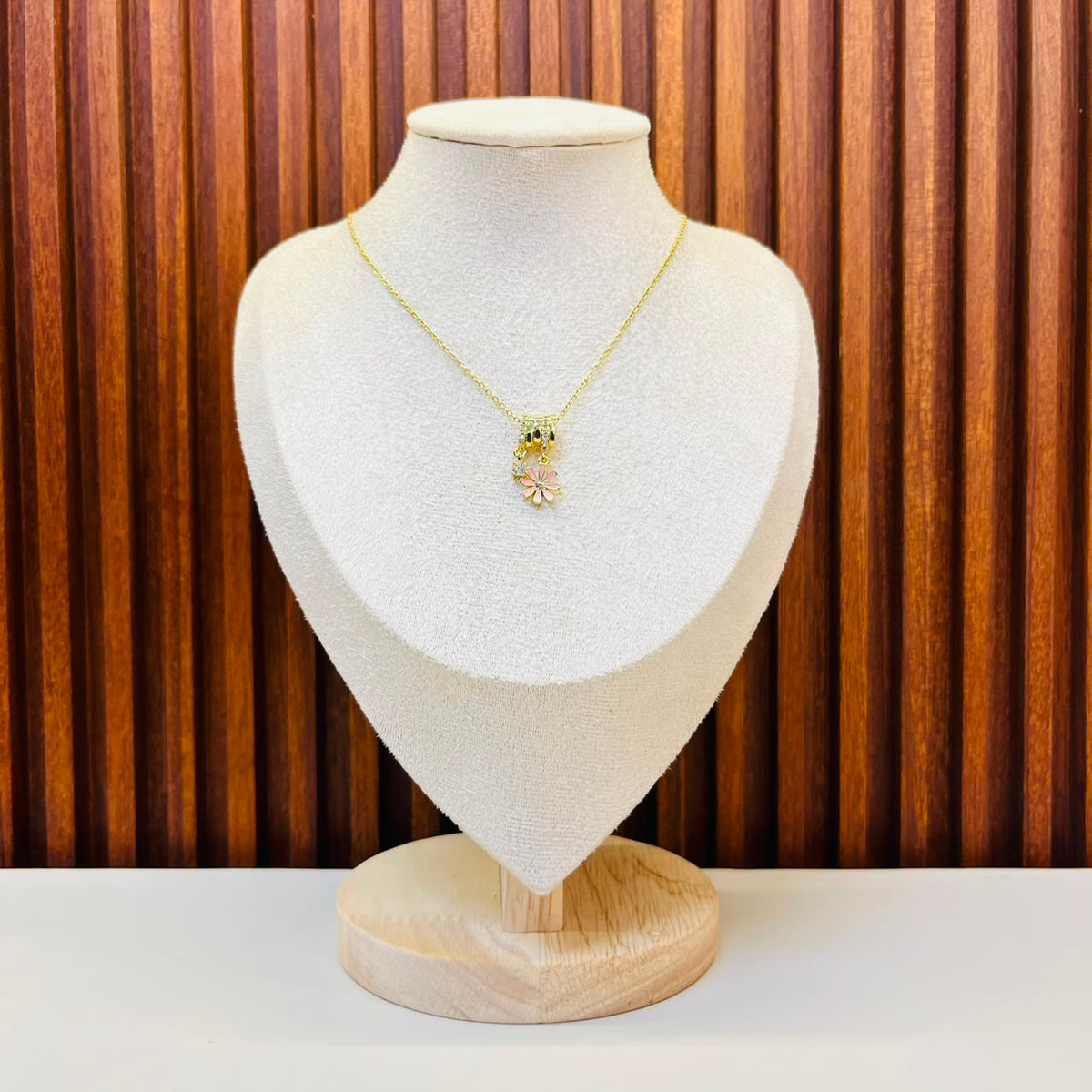 Flower Charm Necklace