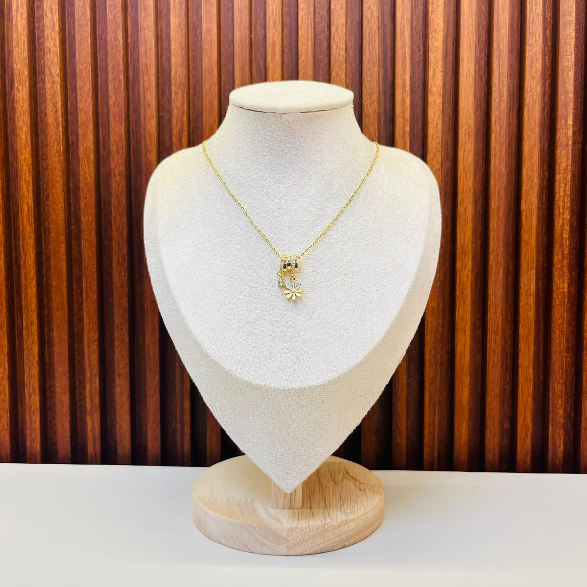Flower Charm Necklace