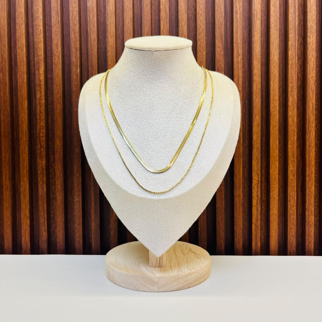 Golden Loop Necklaces