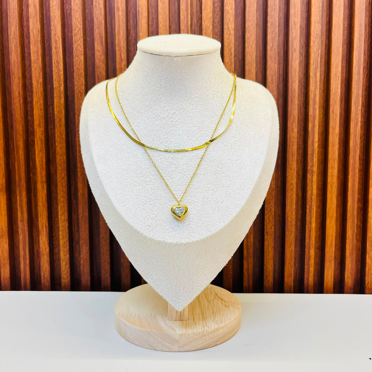 Golden Heart Necklace