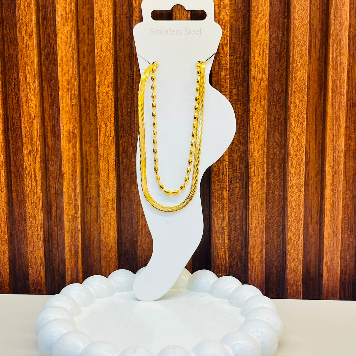 Golden Steps Anklet