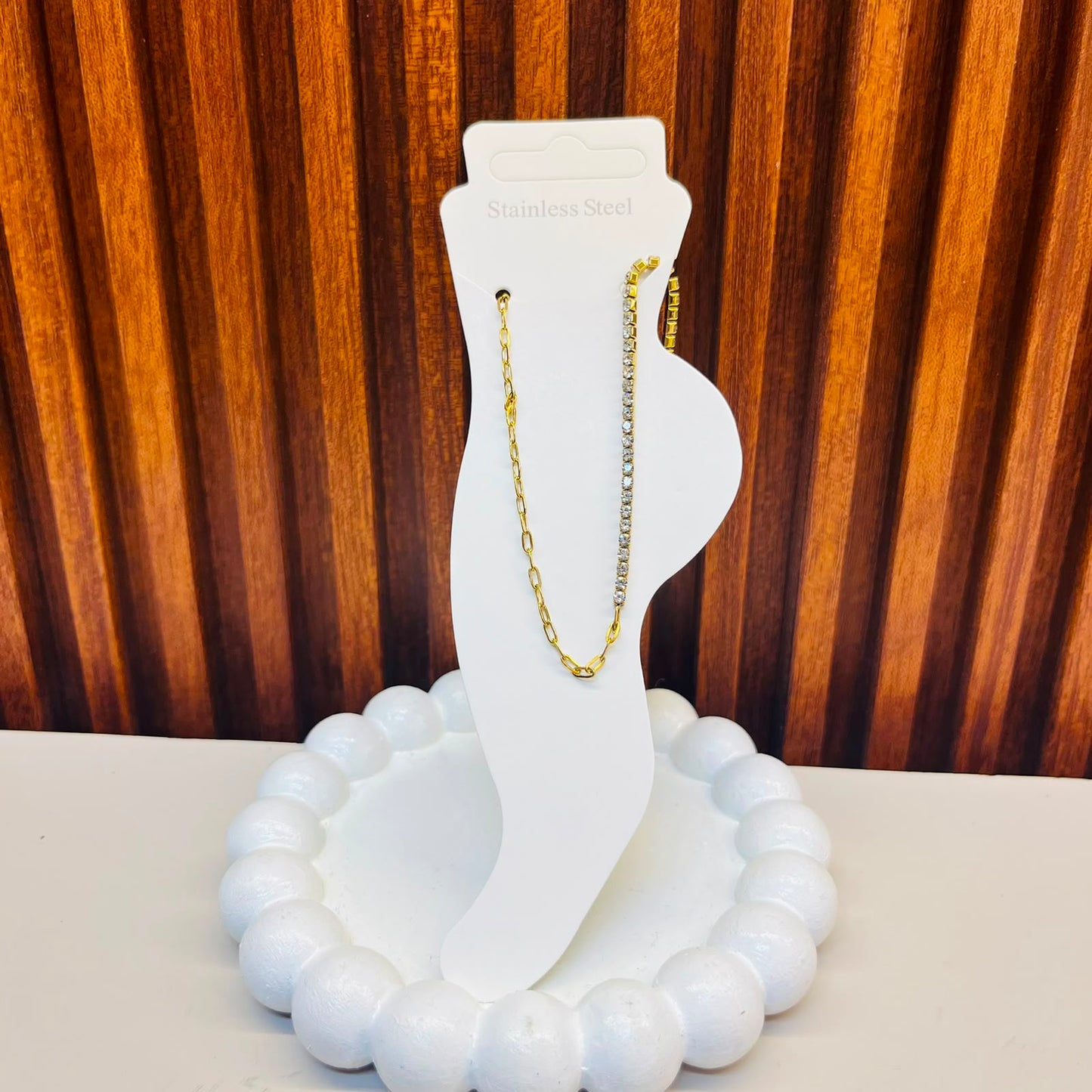 Small Stone Anklet