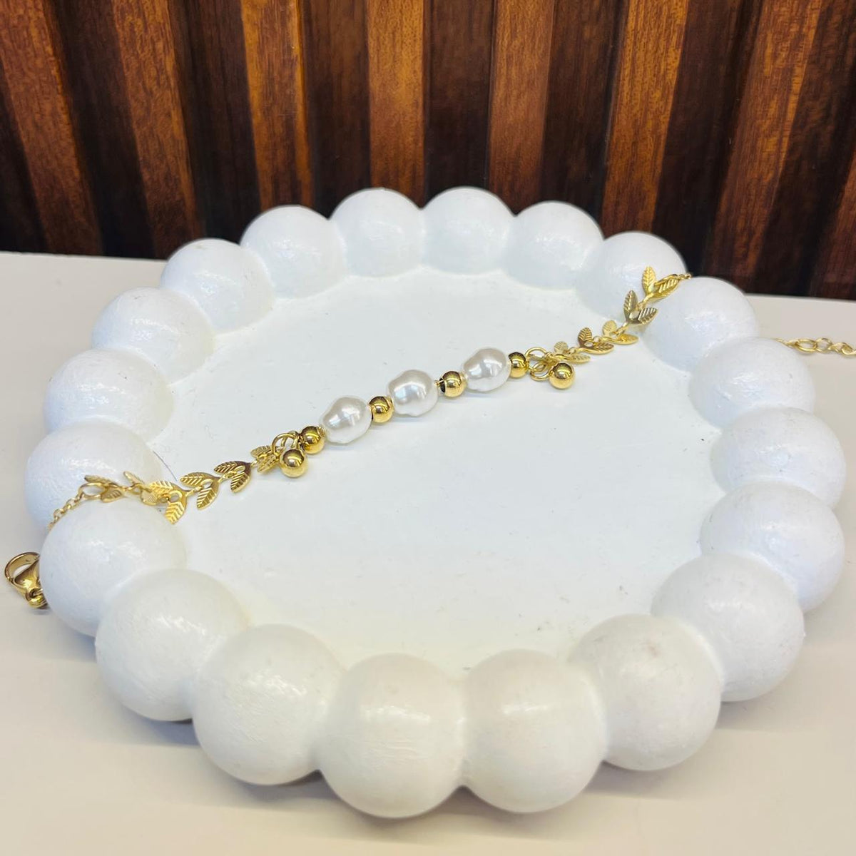 White Pearl Bracelet