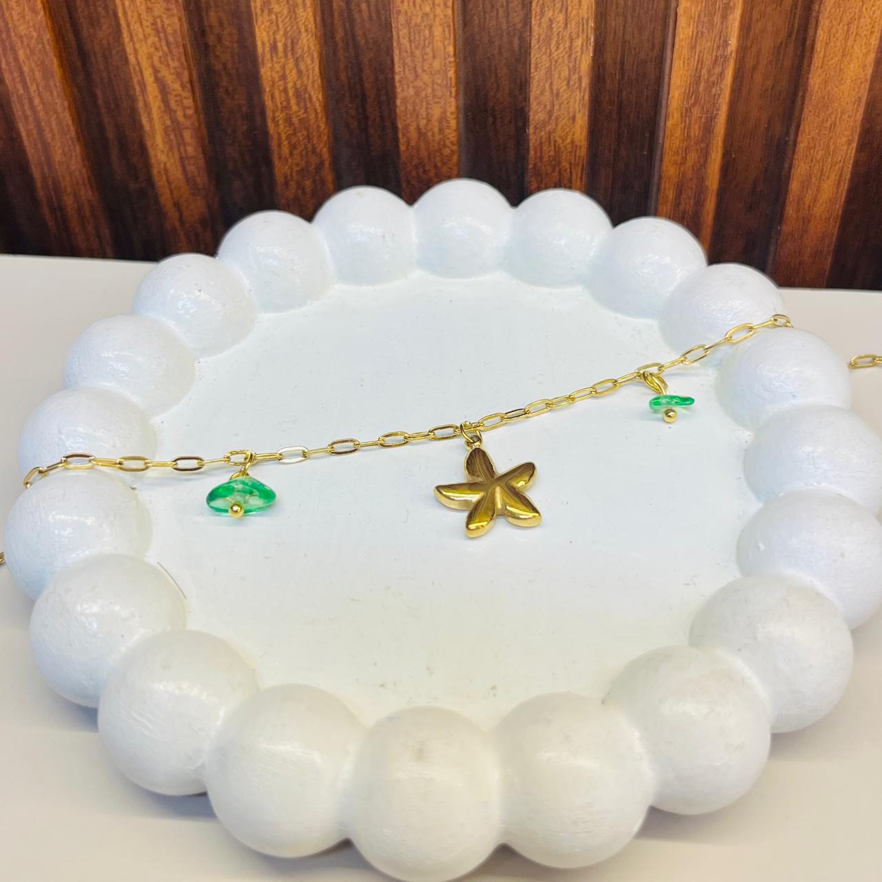 Golden Ocean Charm bracelet