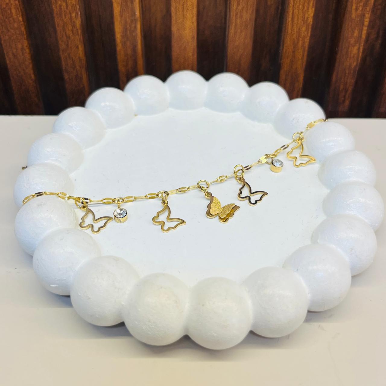 Raven Butterfly Bracelet