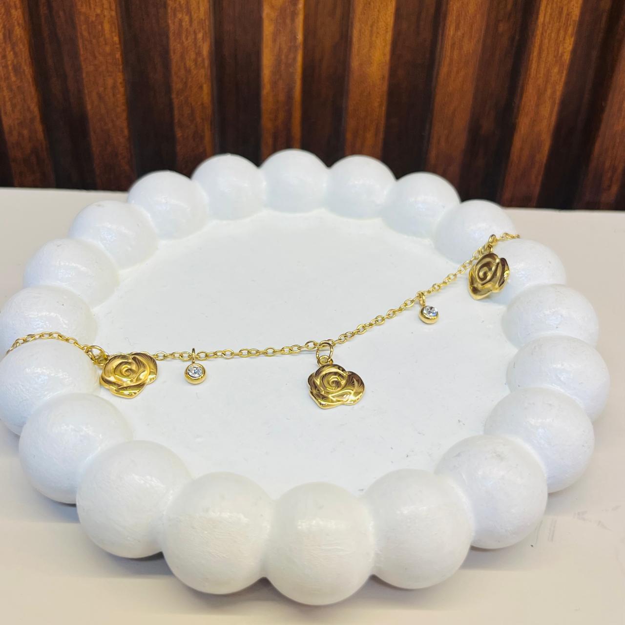 Royal Link Rose Bracelet
