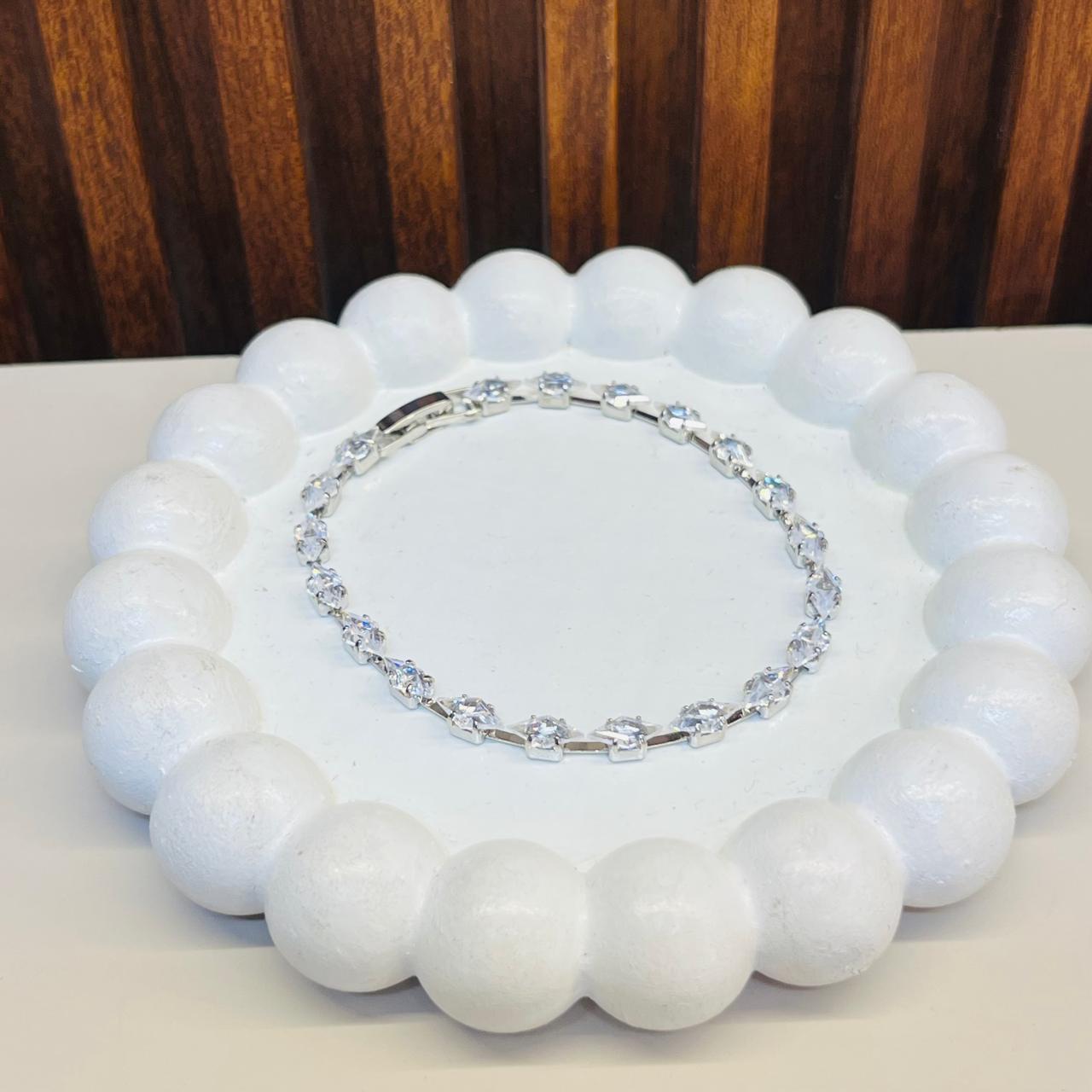 Sparkle Track Tennis Bracelet