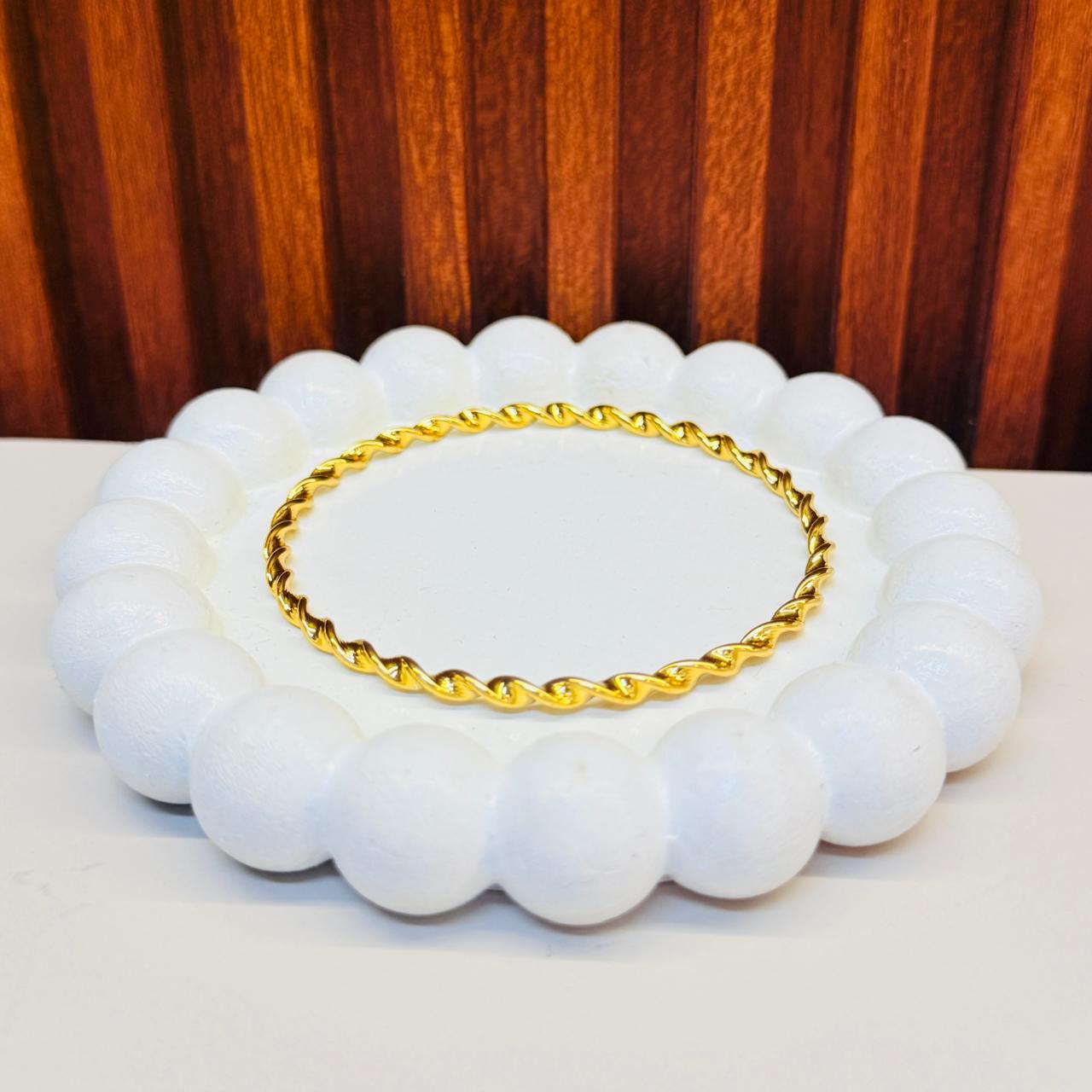 Golden Drift Kada Bracelet