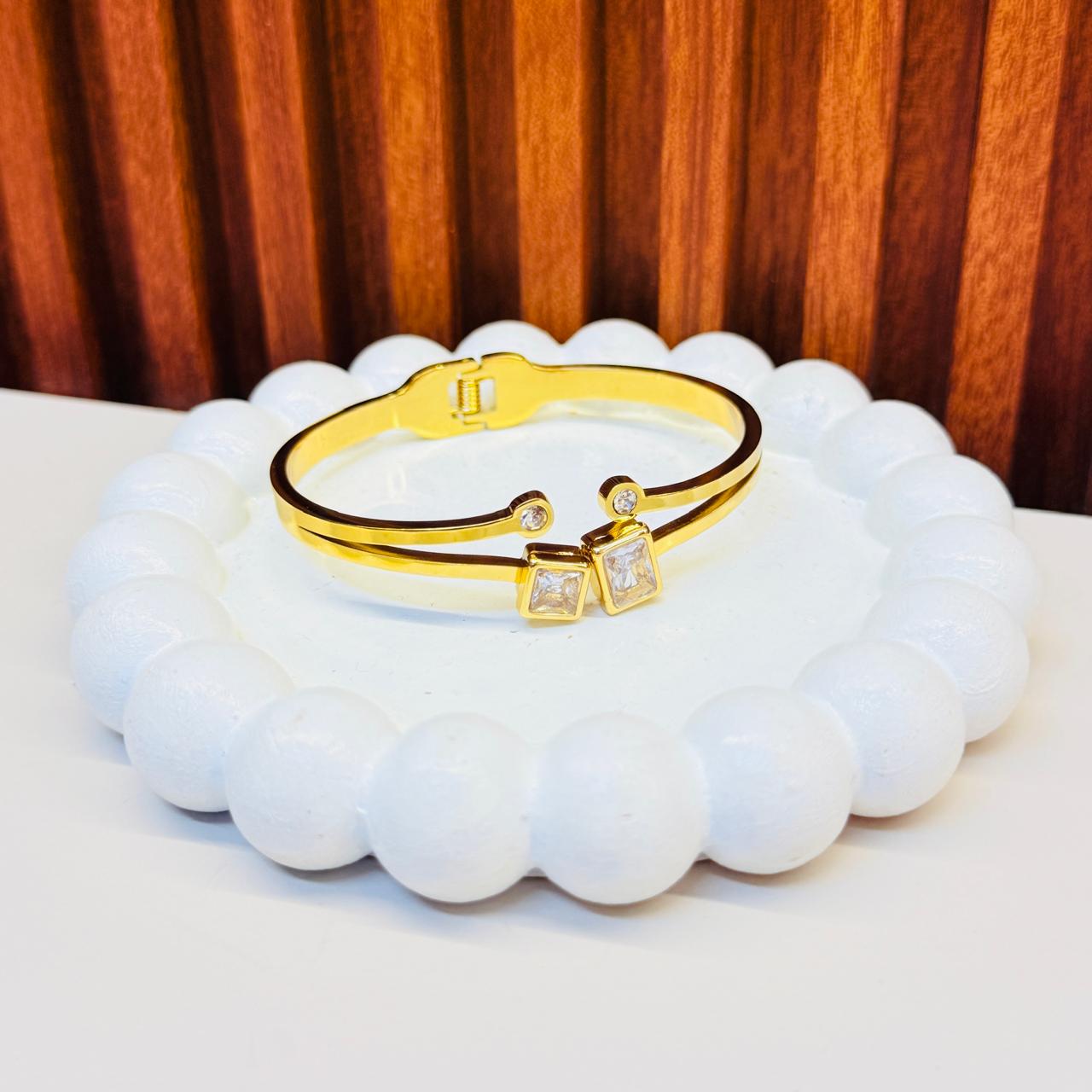White Stone Bracelet