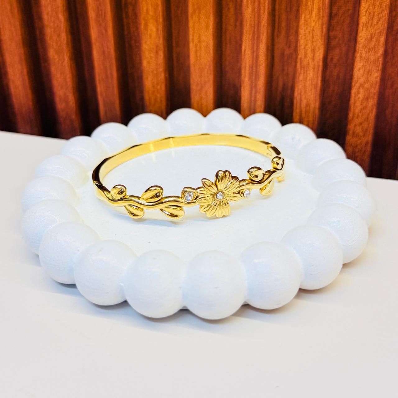 Golden Flower Bracelet