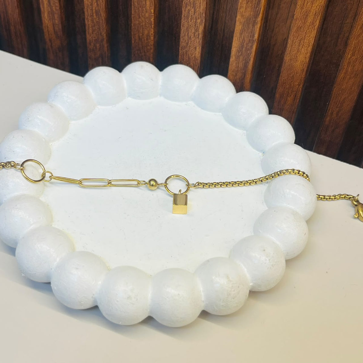 Golden Dew Drop Bracelet