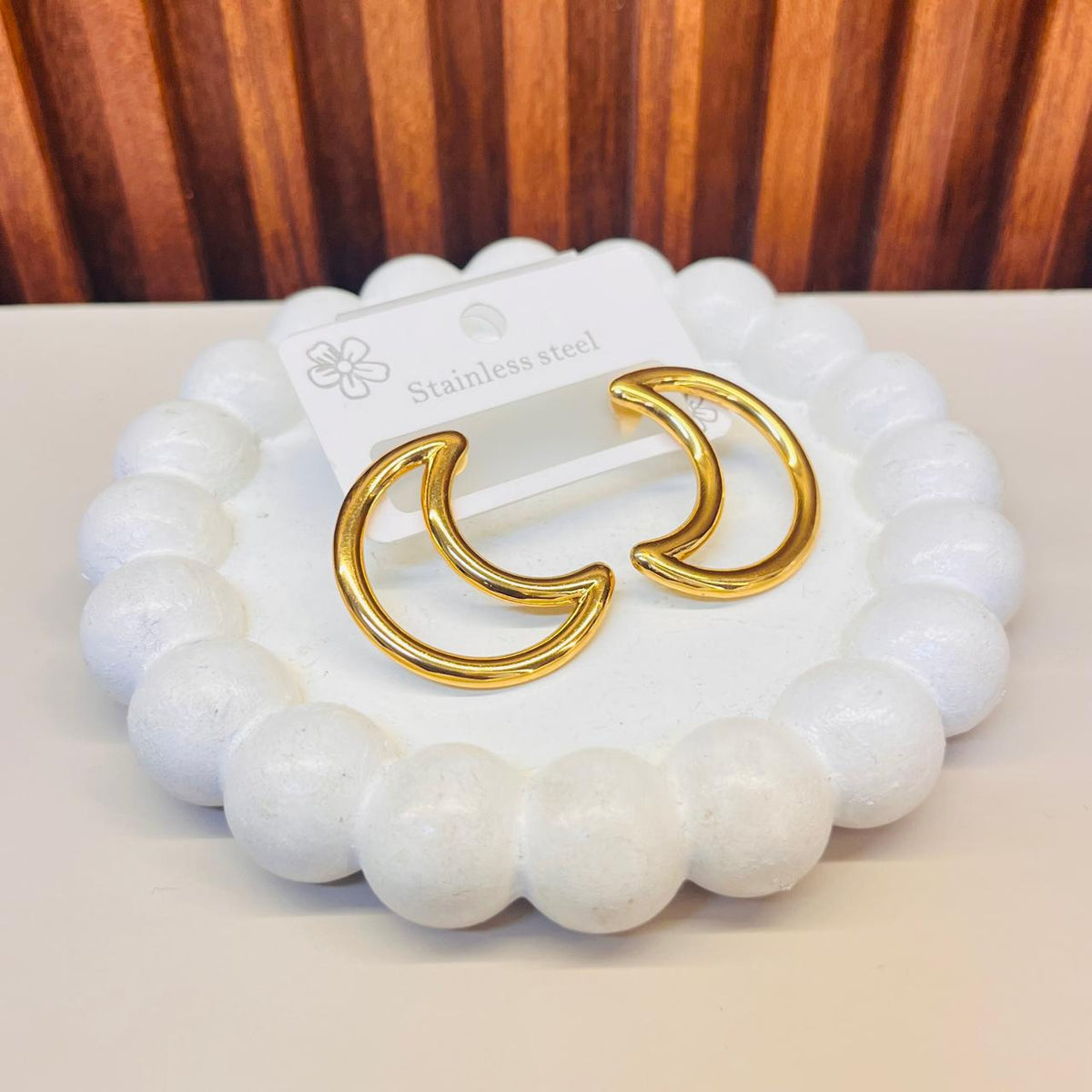 Golden Moon Earrings