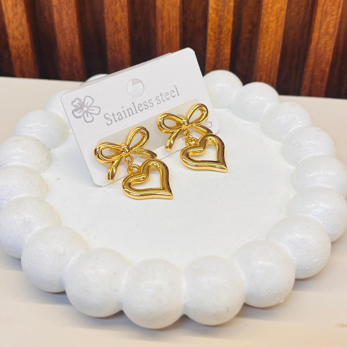 Golden Orb Earrings