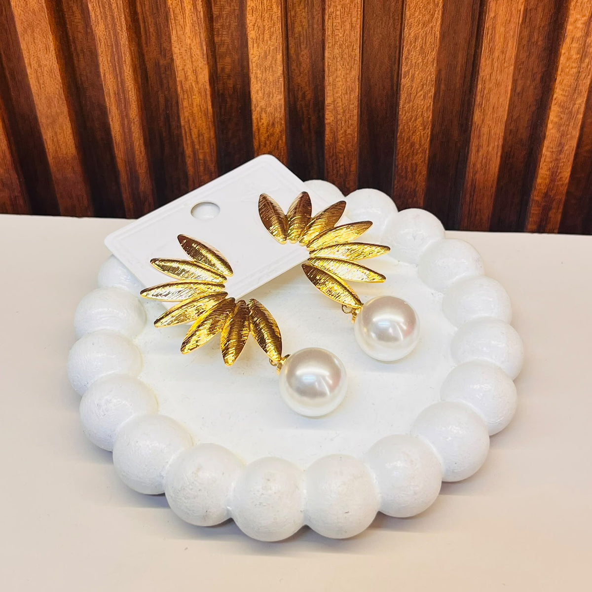 Metallic Statement Earrings
